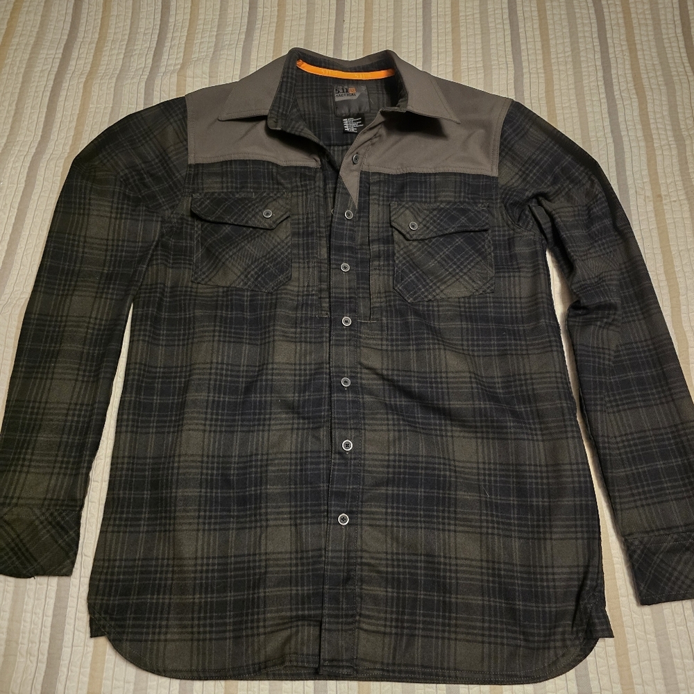 5.11 Tactical Men's Plaid Flannel Jacket